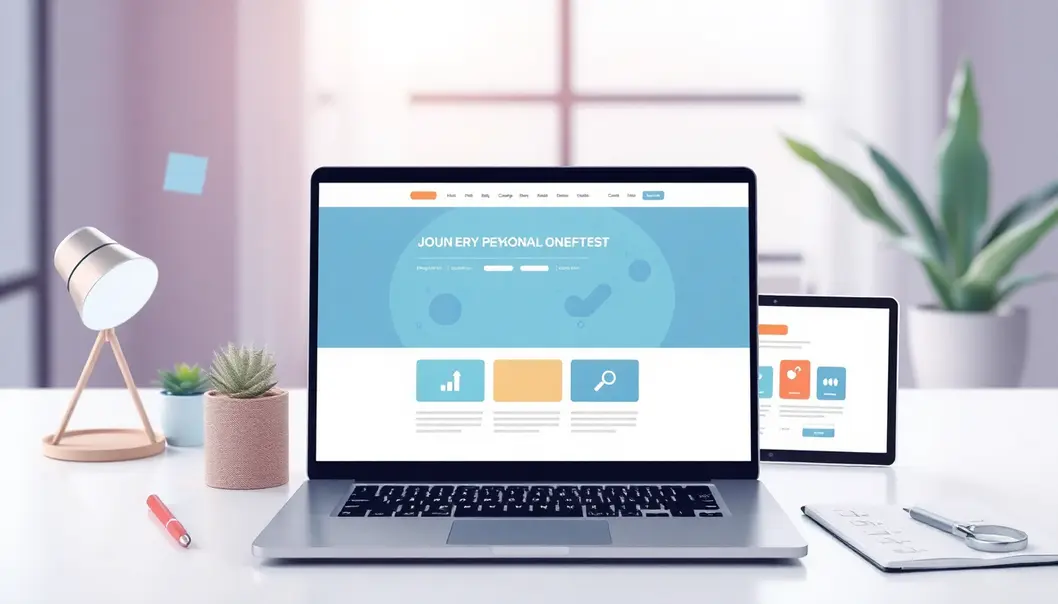 Hình Ảnh Đại Diện Cho Sự Chuyên Nghiệp Trong Thiết Kế Website Cá Nhân.