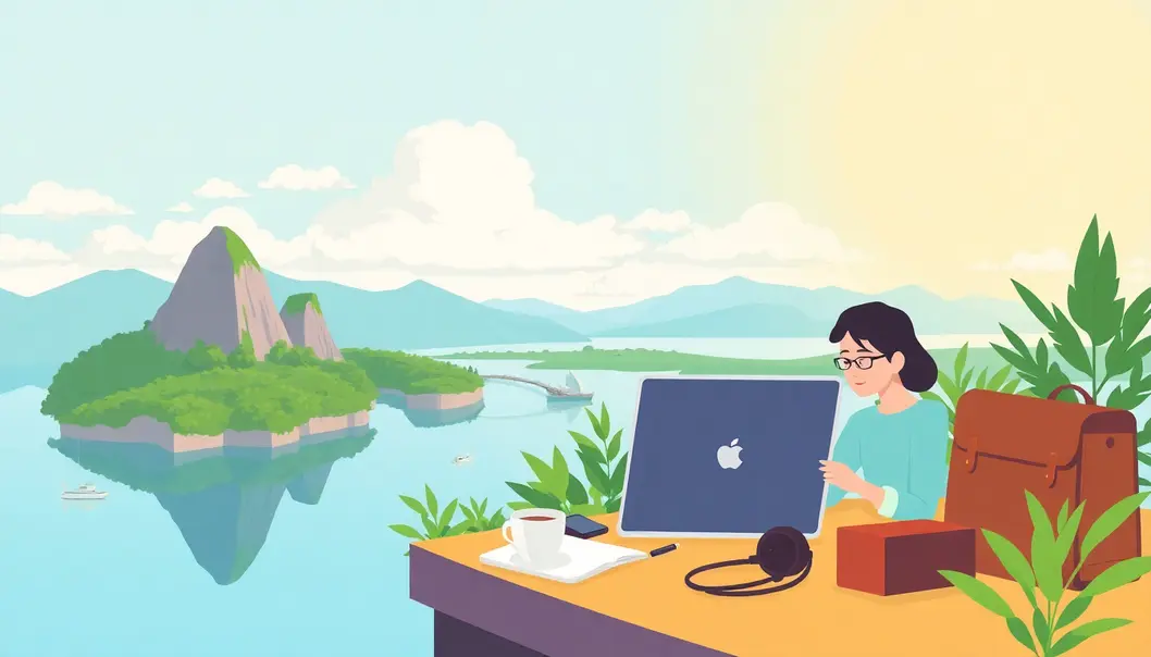 Hình Ảnh Đại Diện Cho Blog Du Lịch Với Khung Cảnh Thiên Nhiên Tuyệt Đẹp.