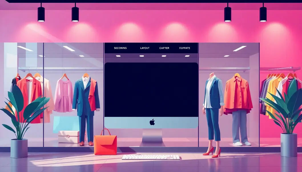 Hình Ảnh Bìa Thể Hiện Không Khí Thời Trang Và Giao Diện Website Ấn Tượng.