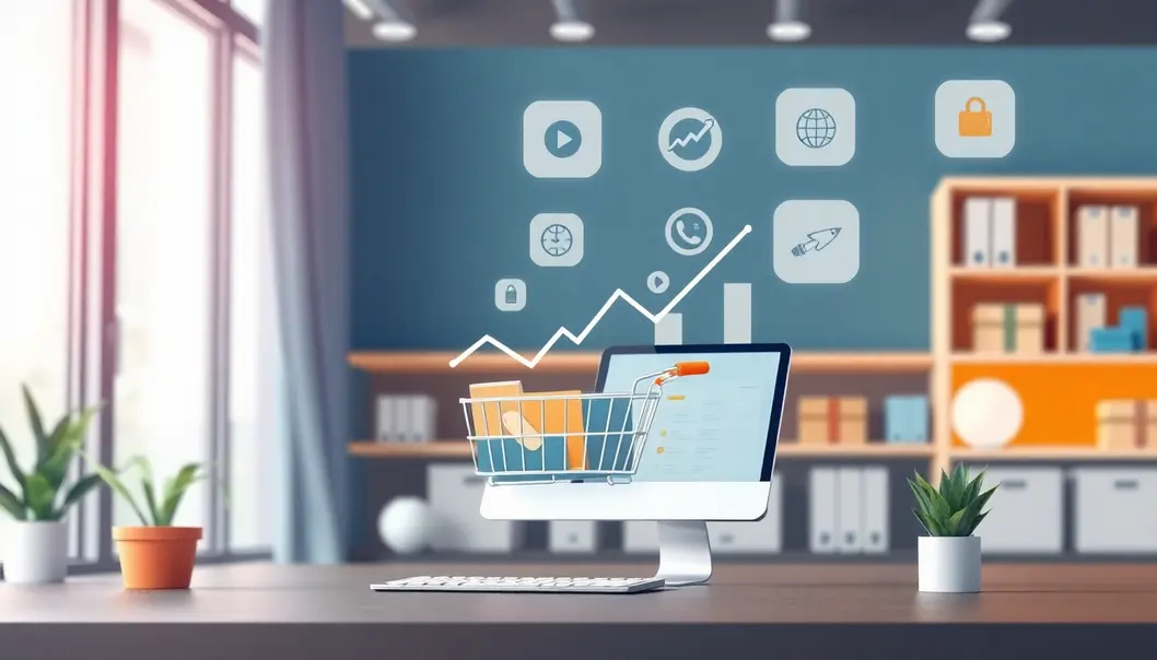 Hình Ảnh Biểu Trưng Cho Sự Phát Triển Và Thành Công Trong Kinh Doanh Từ Web Bán Hàng.